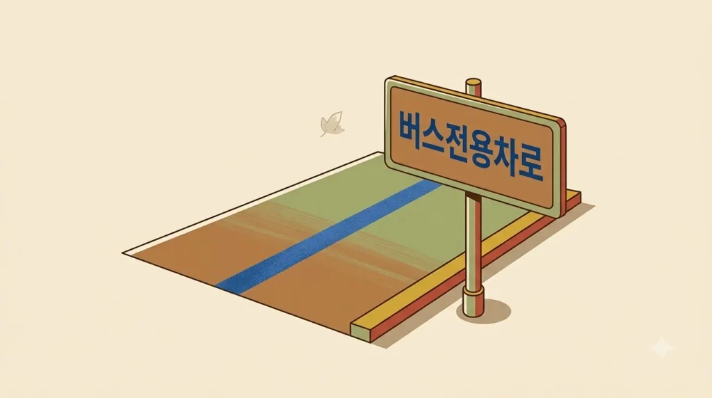 버스전용차로 위반 과태료와 벌점 기준