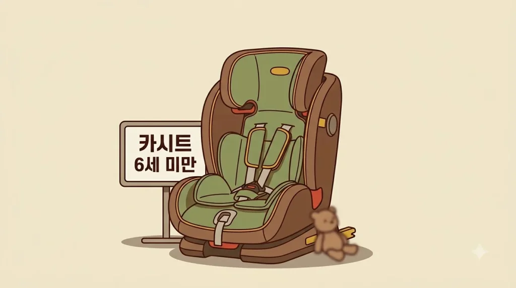 카시트 미착용 과태료 – 나이별 금액 기준