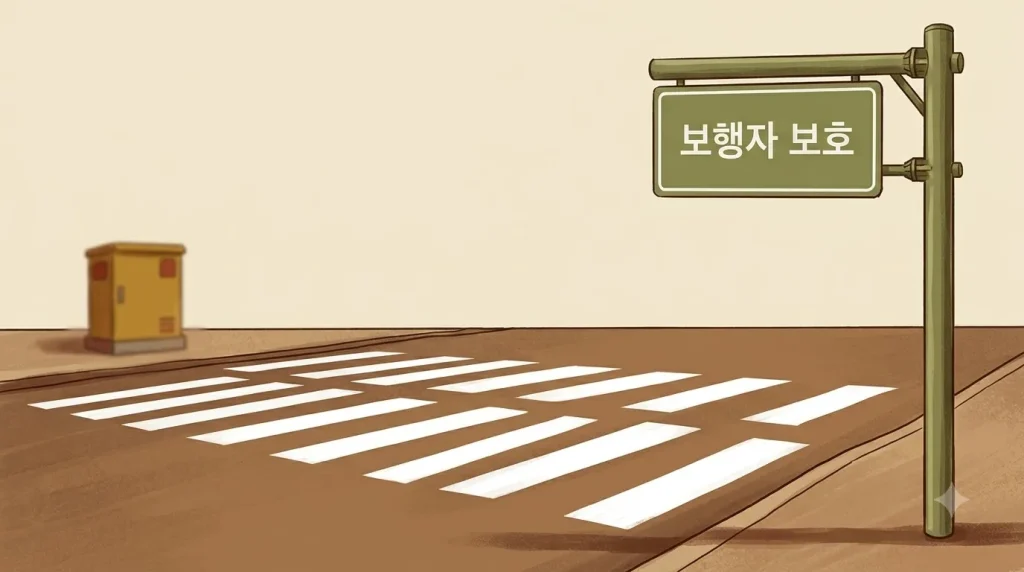 횡단보도 보행자 방해 범칙금과 벌점 기준