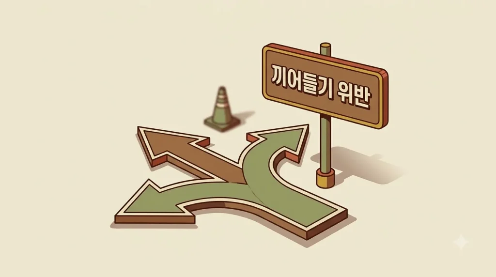 끼어들기 위반 범칙금 – 신고와 단속 기준