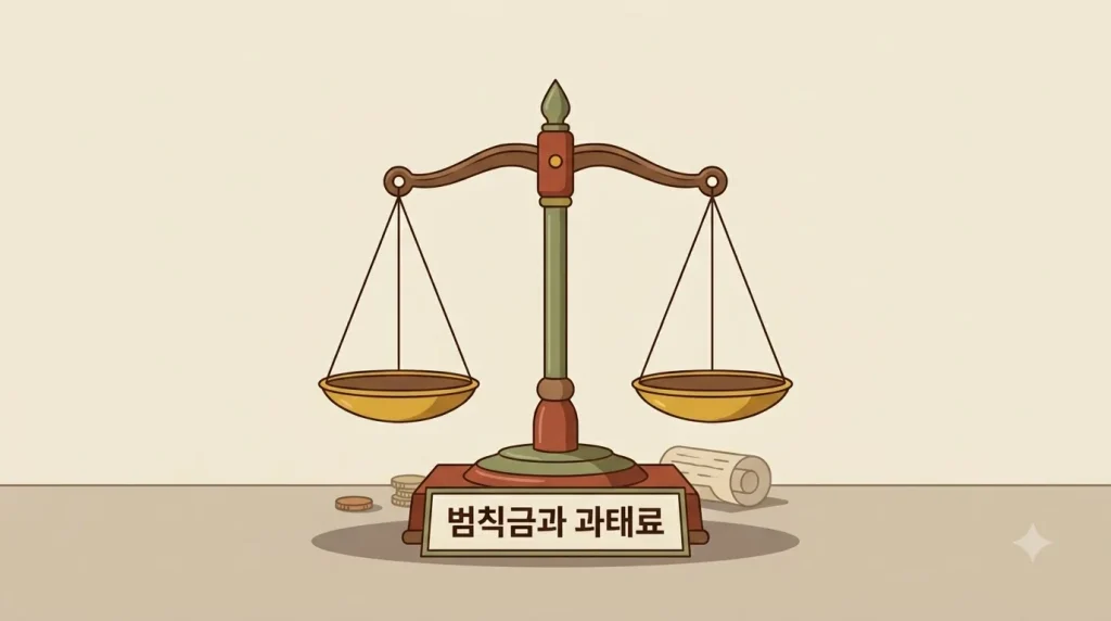 범칙금과 과태료 차이 – 누가 무엇을 내나