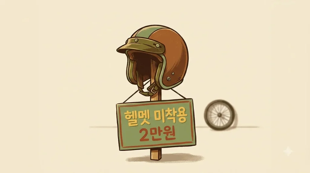 전동킥보드 헬멧 미착용 범칙금과 대상 기준