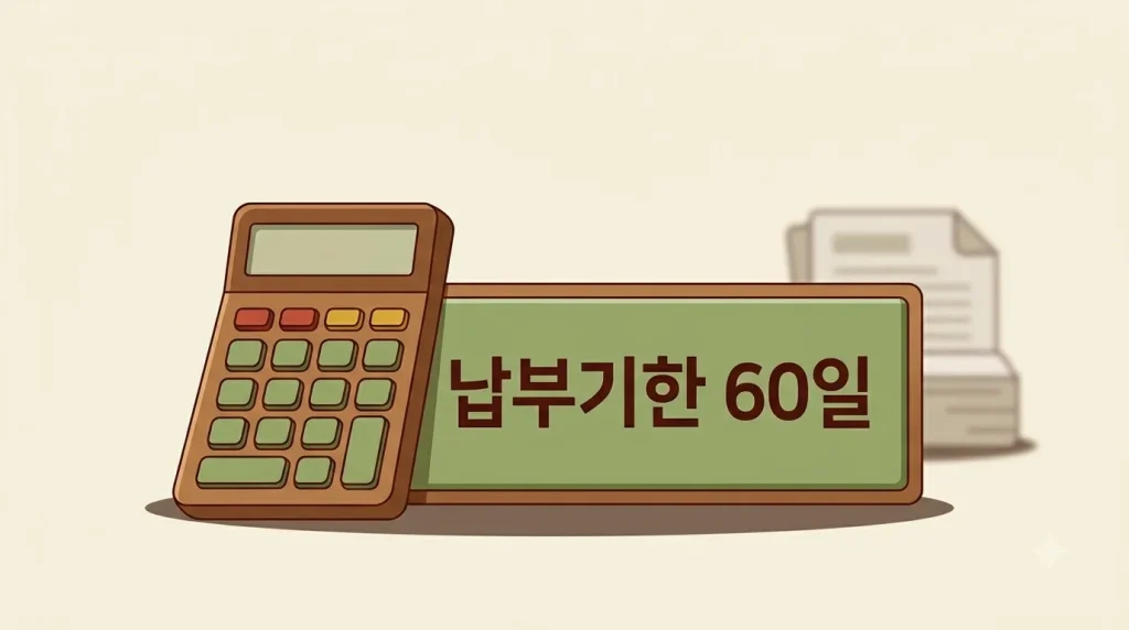 과태료 납부 방법과 납부기한 – 60일 기준