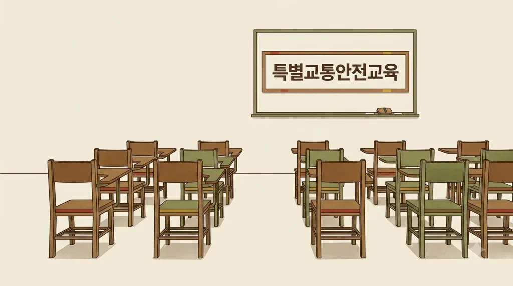 특별교통안전교육 미이수 범칙금 두 갈래