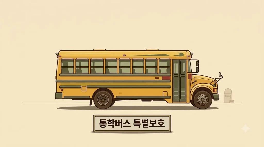 어린이통학버스 특별보호 위반 벌점 기준