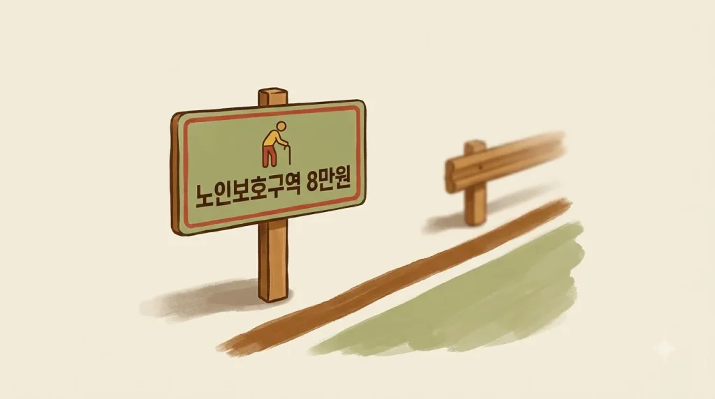 노인보호구역 주정차 과태료 – 시간 기준