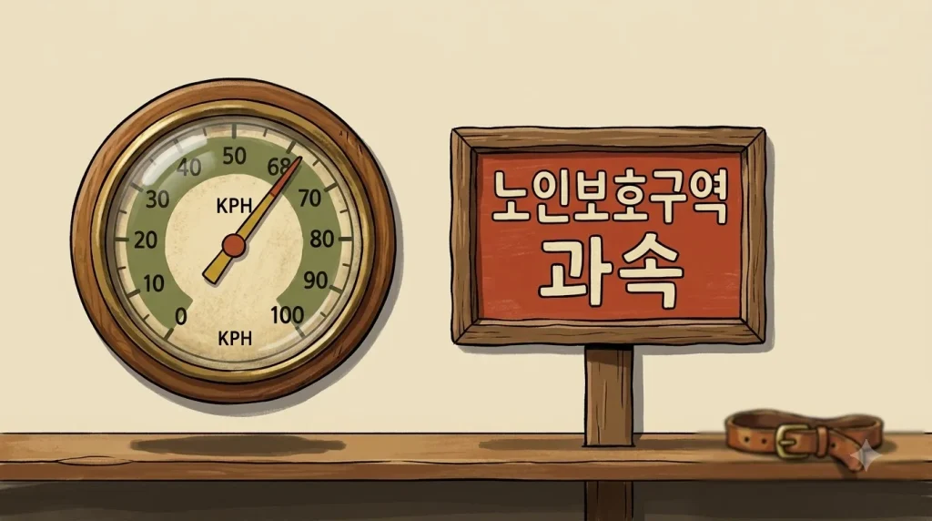 노인보호구역 과속 과태료 – 시간과 금액