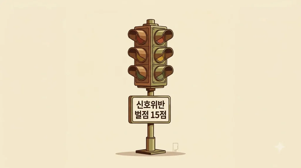신호위반 과태료와 범칙금 – 금액과 벌점