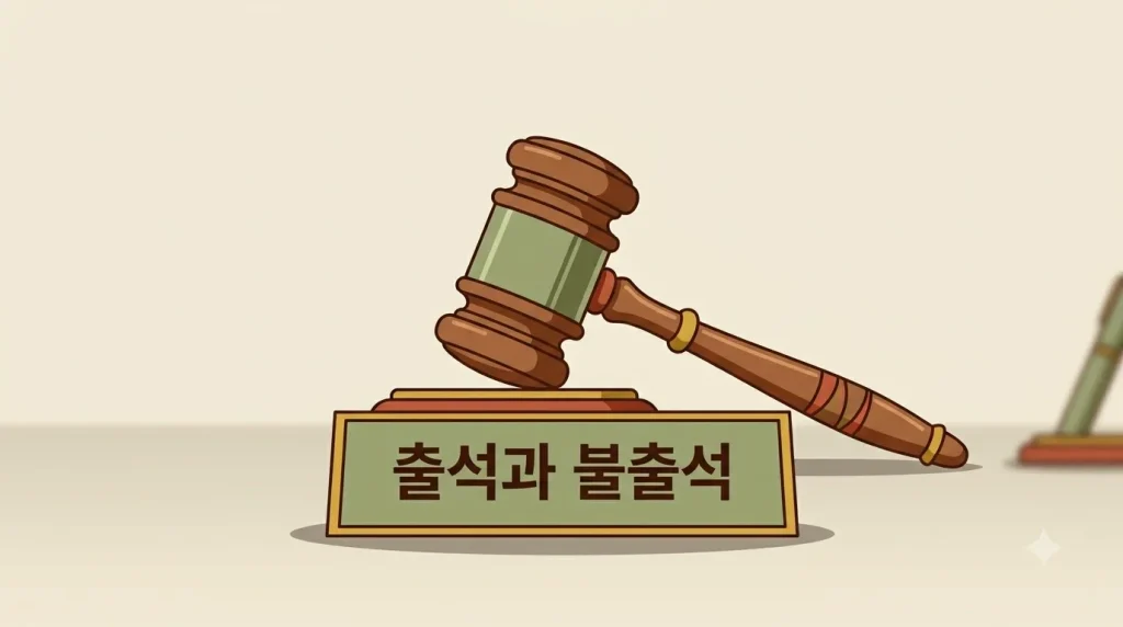 즉결심판 출석과 불출석 – 절차와 결과
