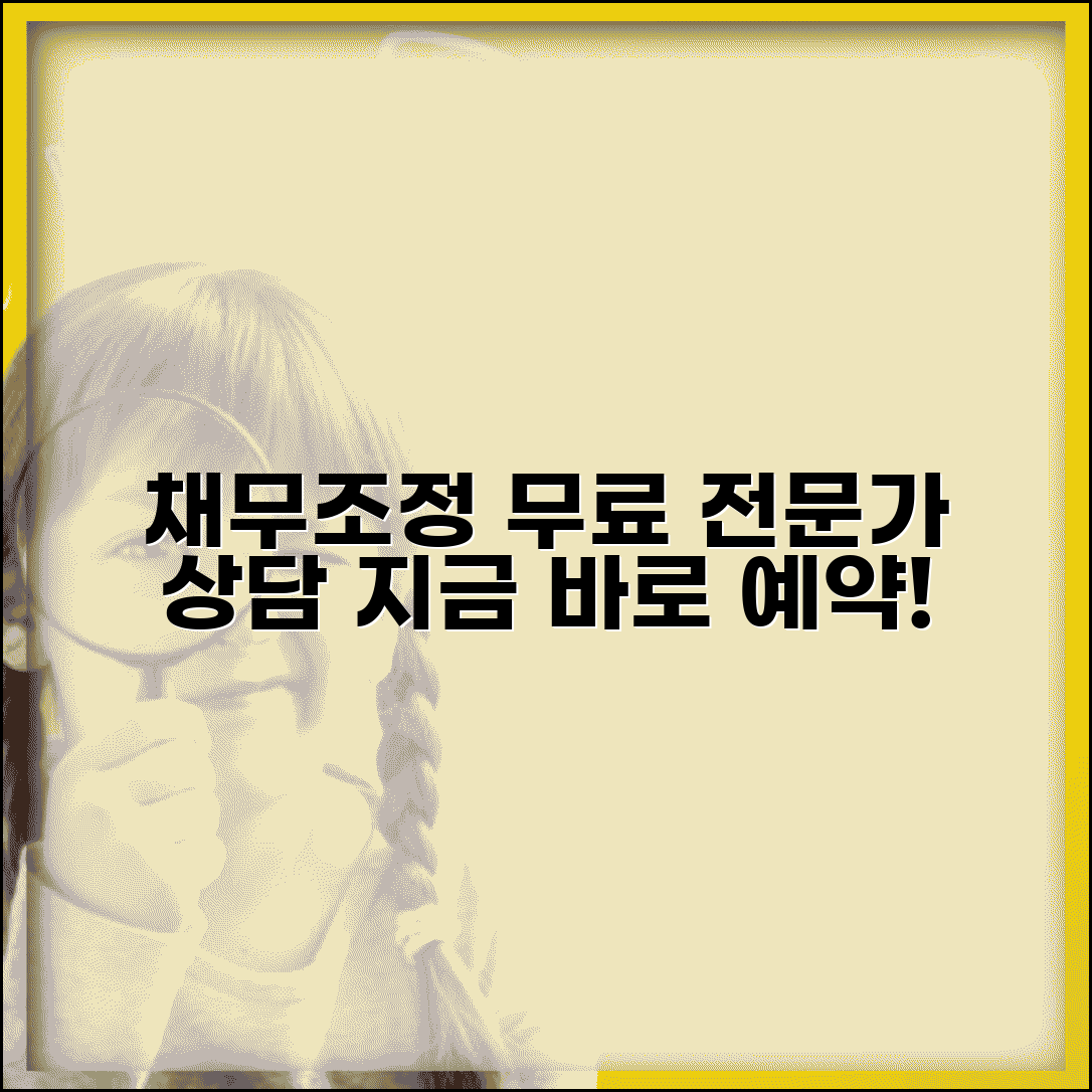 채무조정 상담 | 전문가 무료 상담 | 상담 예약 방법