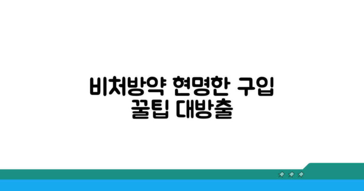 비처방 의약품 구입 노하우