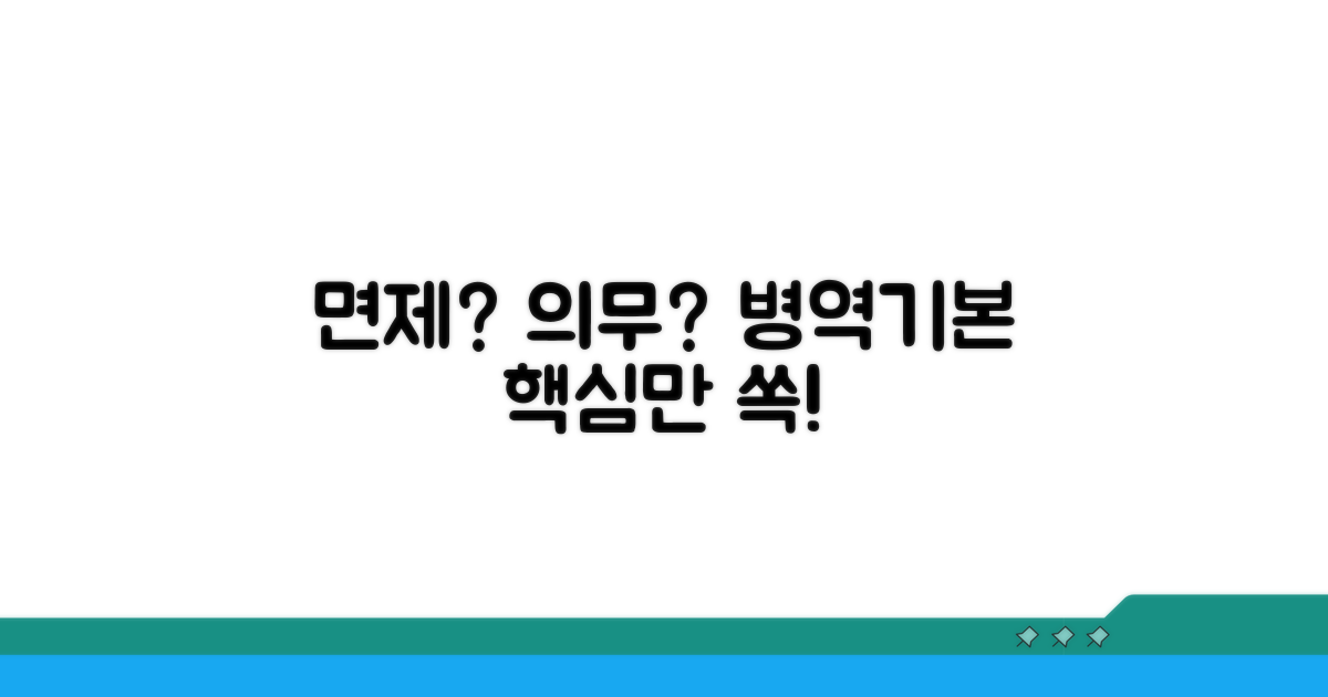 병역 의무 면제: 기본 이해