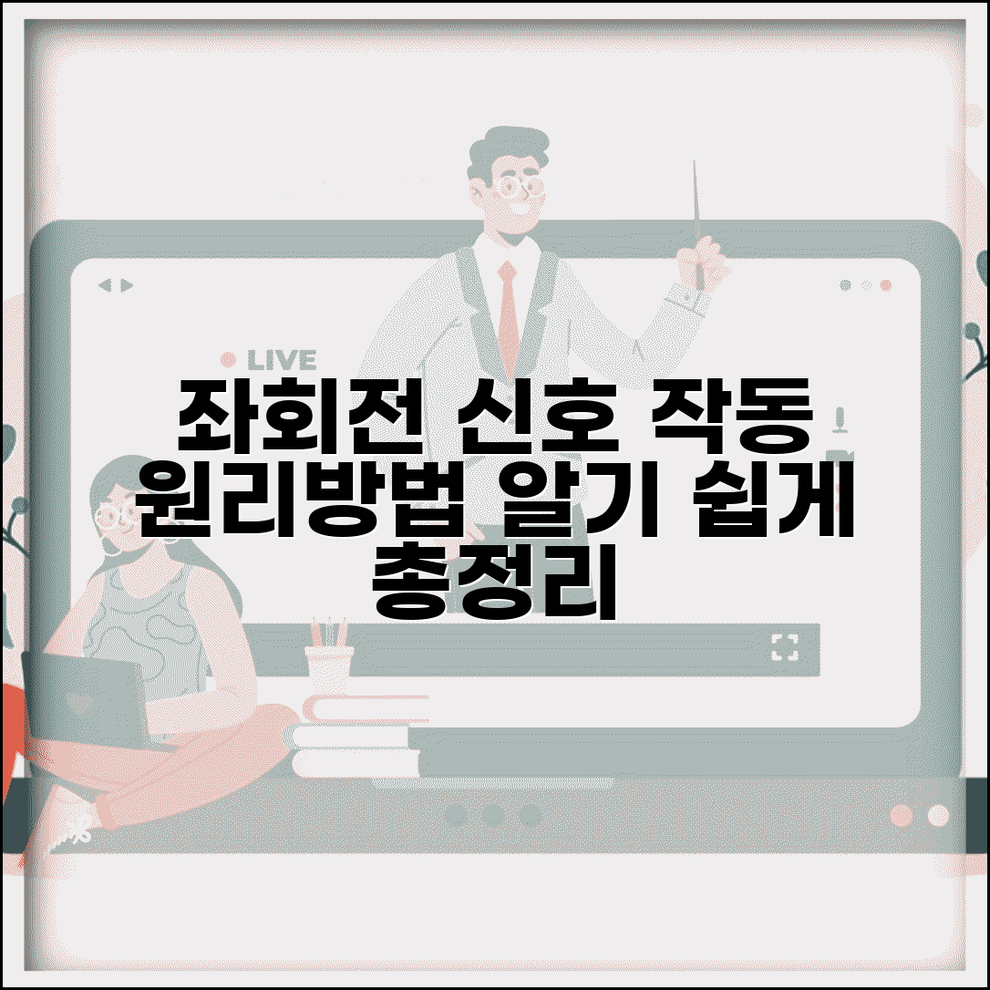 좌회전감응 신호 작동 원리와 방법 총정리