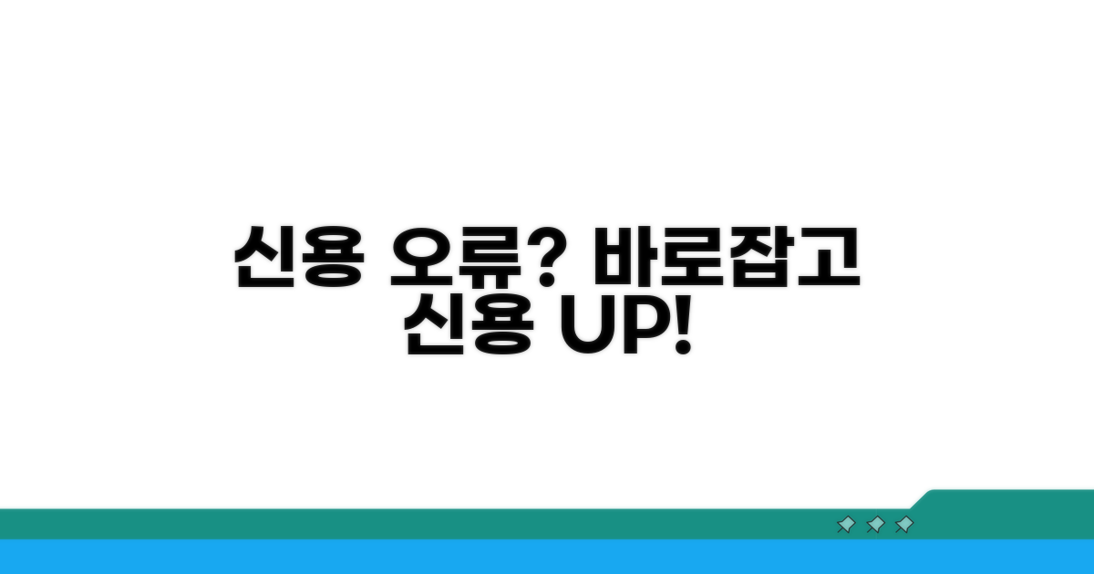 내 신용 정보 오류 찾고 바로잡기