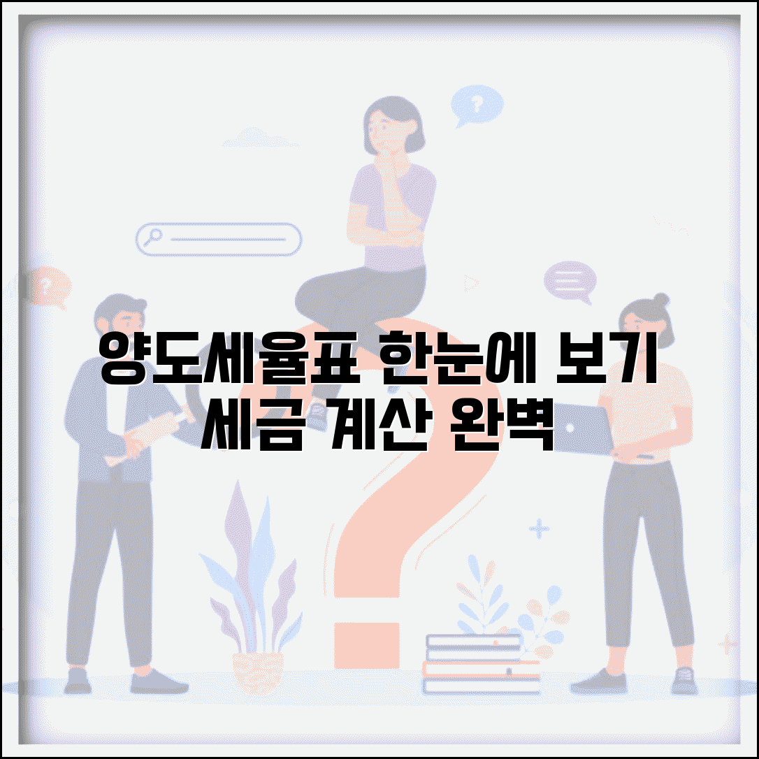 양도세율표 한눈에 보기 | 부동산 주식 기타자산 세율 비교 및 계산 방법
