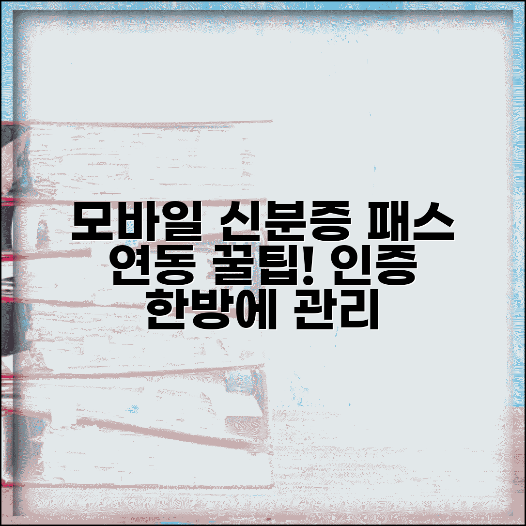 모바일 신분증 패스 연동 방법 | 다양한 인증 서비스 간편 통합 관리 팁