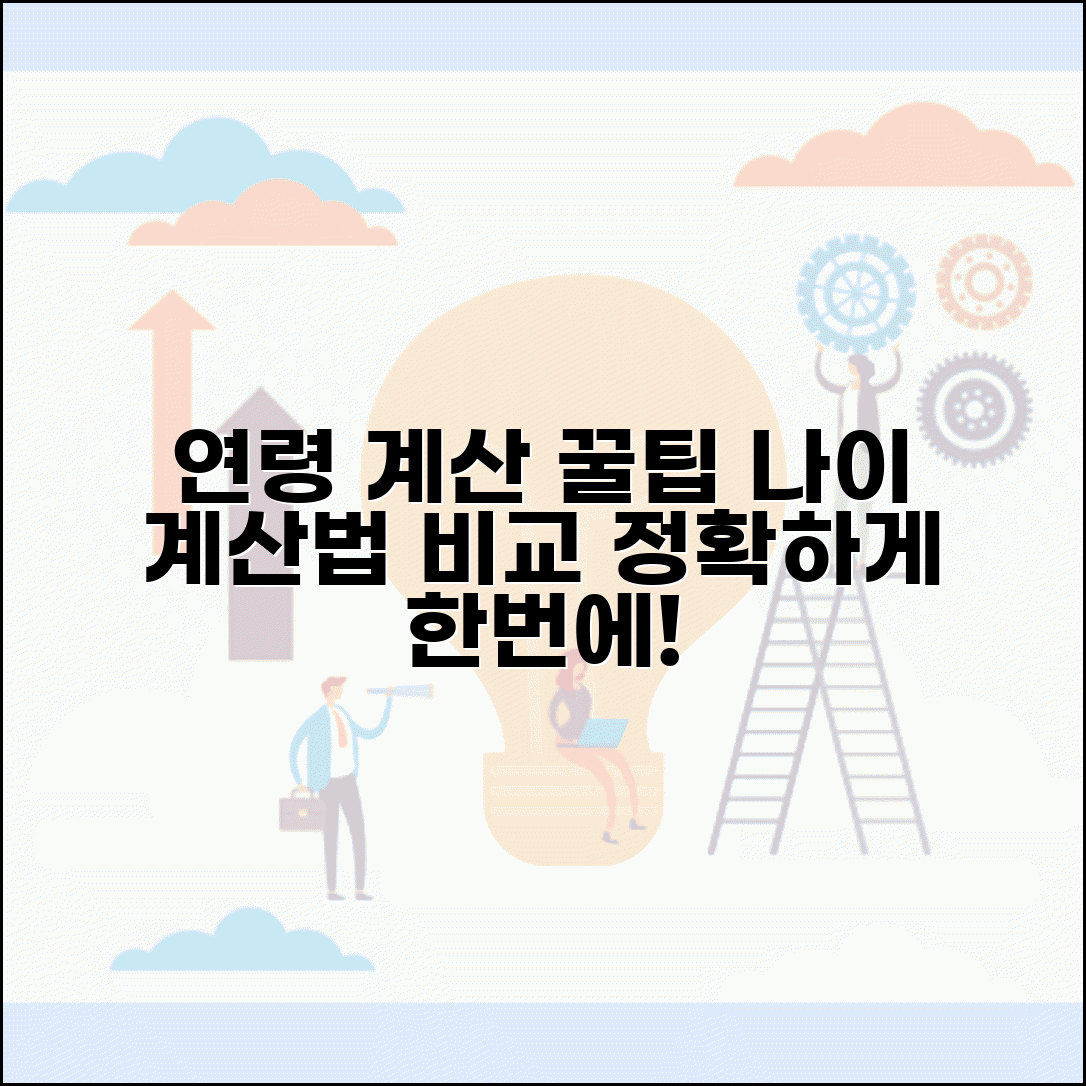 연령 계산기 활용 팁 | 다양한 나이 계산법 비교 및 꿀팁 총정리