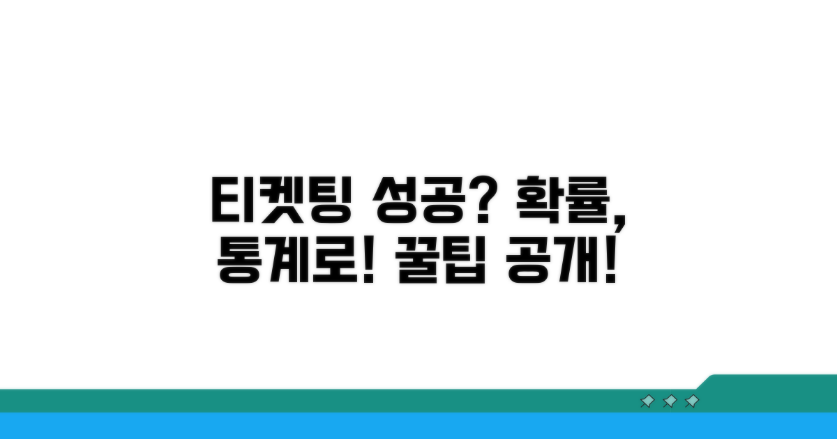 통계로 본 티케팅 성공 확률