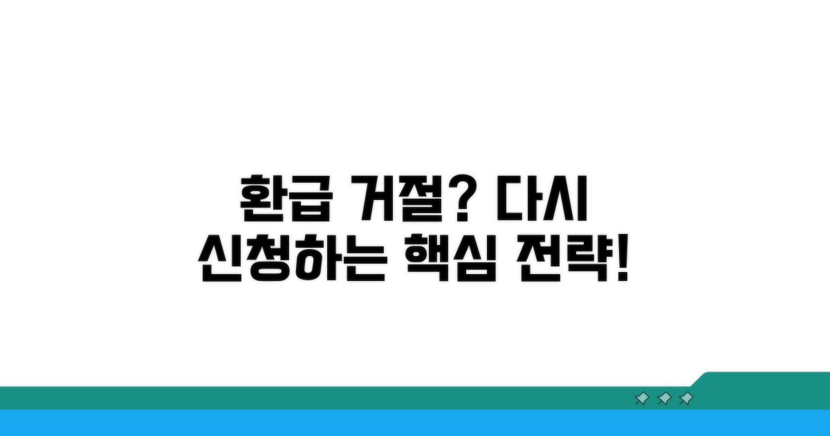환급 거절 후 재신청 전략