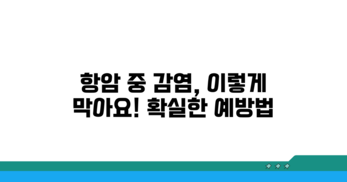 항암 중 감염, 이렇게 막아요
