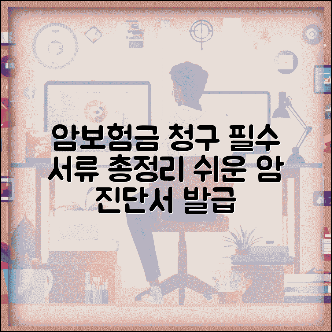 암보험 진단비 청구 서류 및 암 확정 진단서 발급 절차 | 준비 방법, 필수 서류 총정리