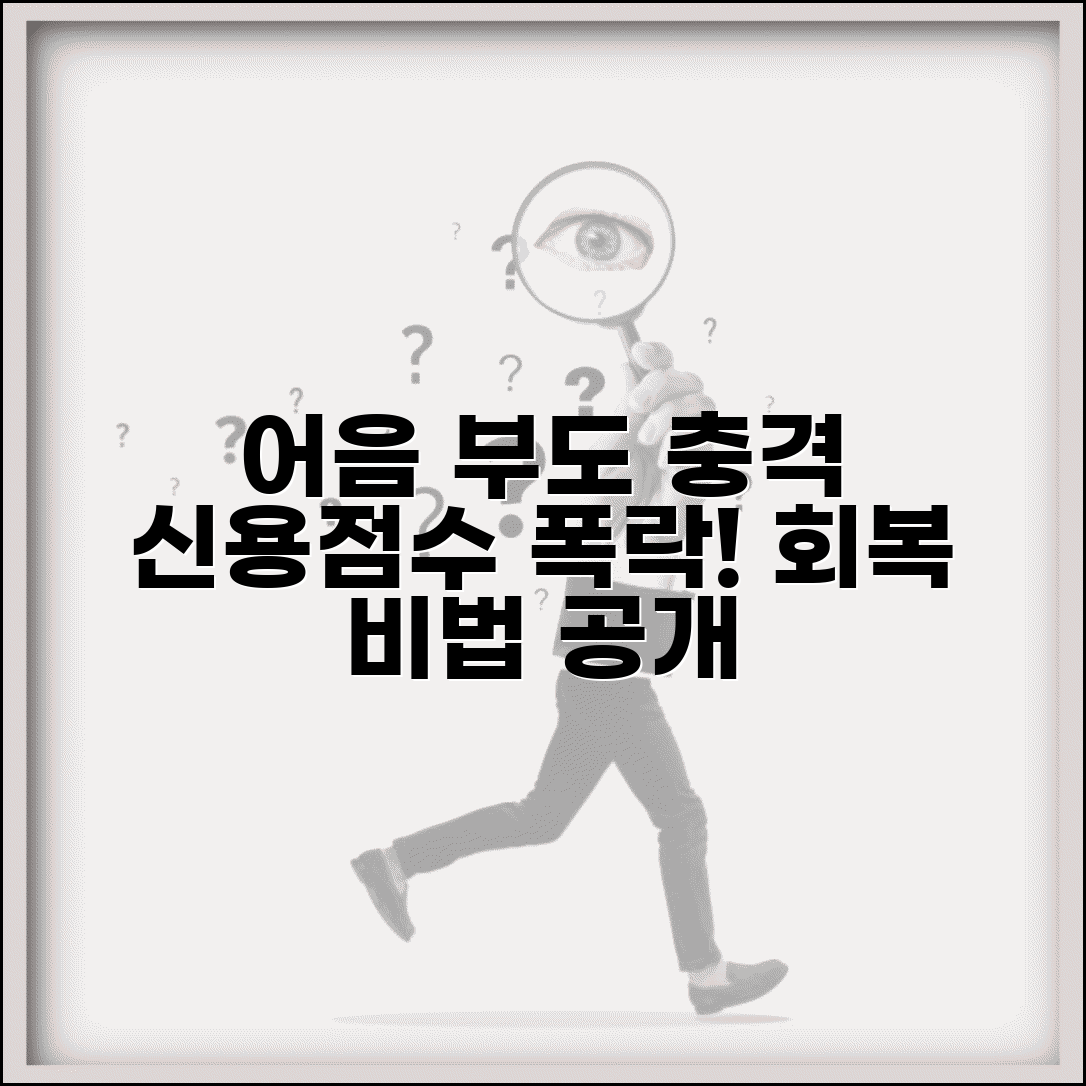 어음 부도 신용등급 영향 | 불이행 시 신용점수 하락 원인과 회복 방법