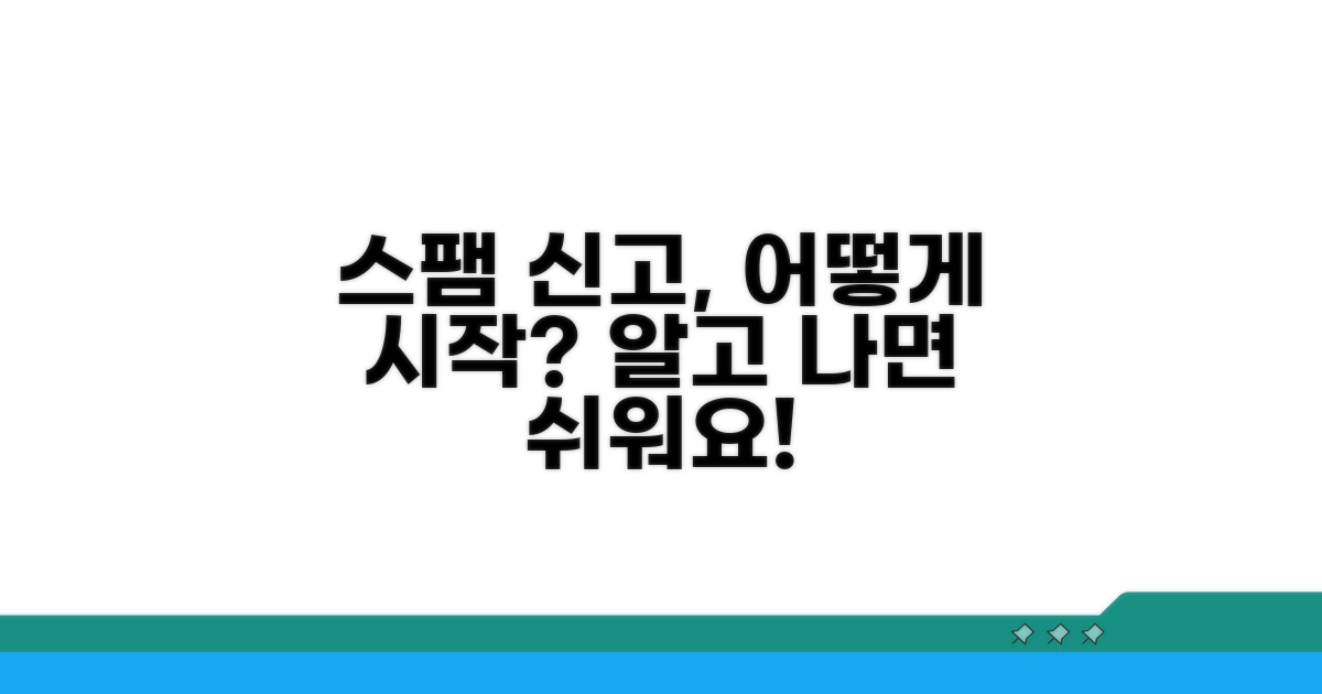 스팸 신고 방법, 무엇부터?