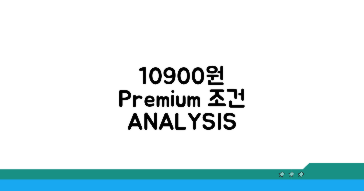 프리미엄 10900원 조건 분석