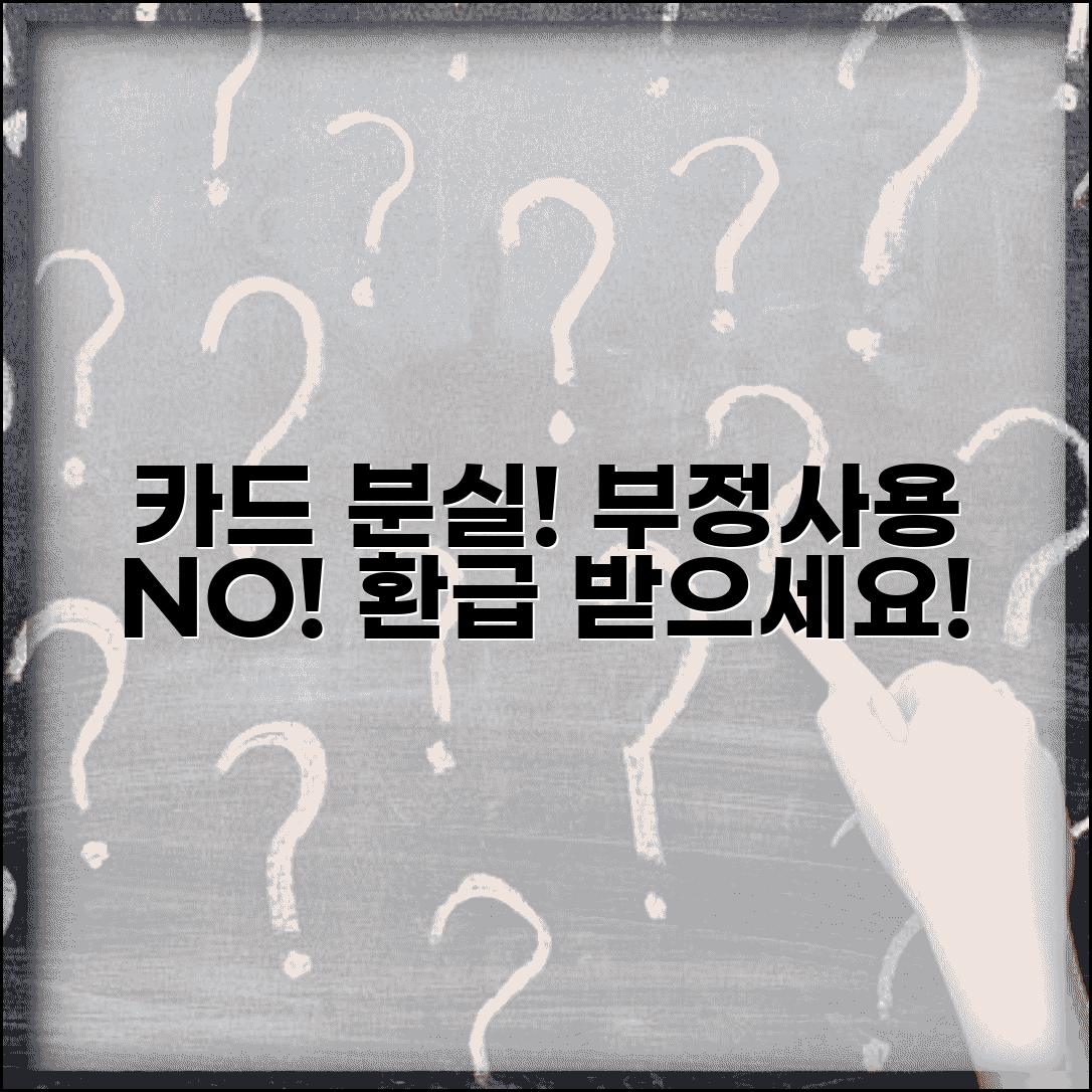 카드 분실신고 했는데 사용내역 | 부정사용 신고와 환급 절차
