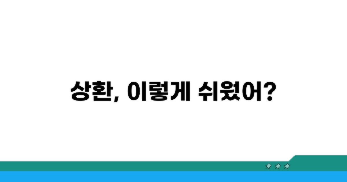 상환, 이것만 알면 쉬워요