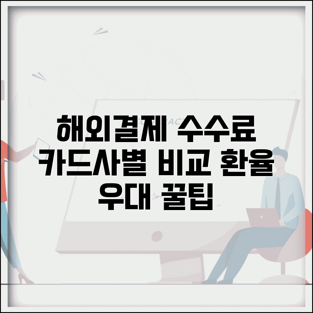 신용카드 해외결제 수수료 | 카드사별 해외 사용 수수료와 환율 우대