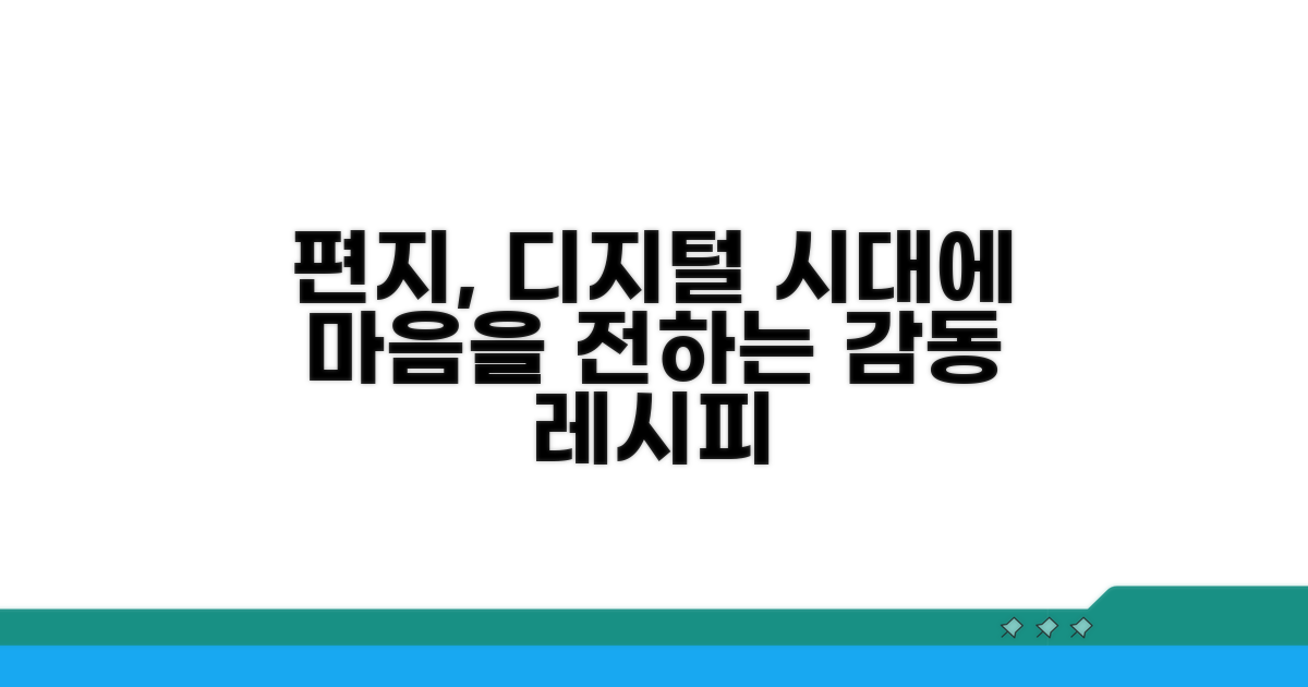 디지털 시대, 감동 더하는 편지 비법