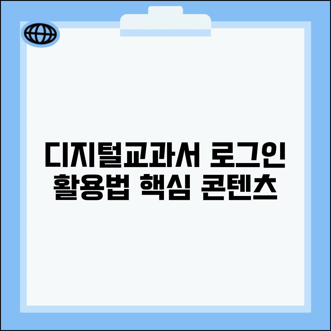 디지털교과서 포털 로그인 | 디지털교과서 사용법과 학습 콘텐츠