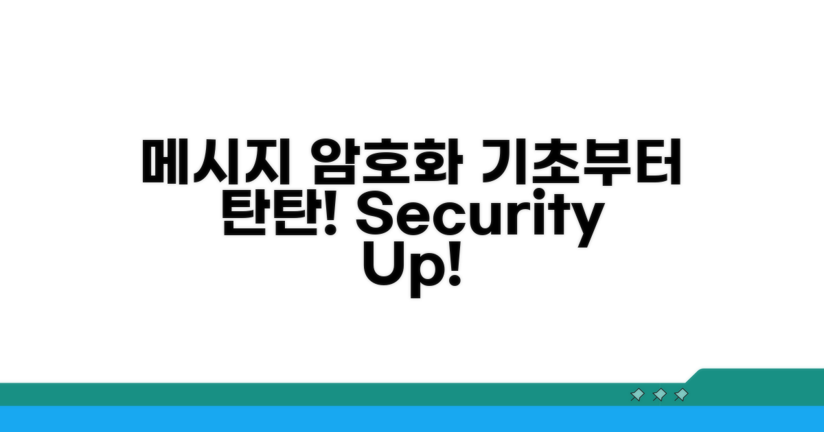 메시지 암호화, 기본부터 시작