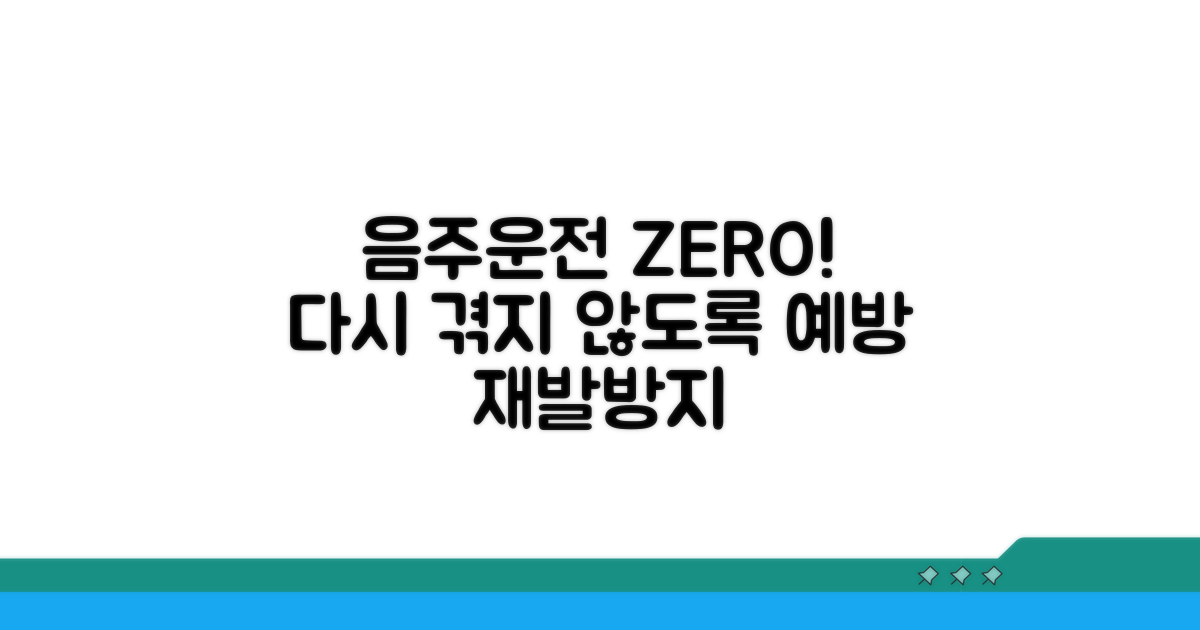 음주운전 예방 및 재발 방지 방법