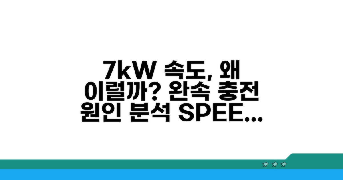 7kW 완속 충전 속도 원인 분석
