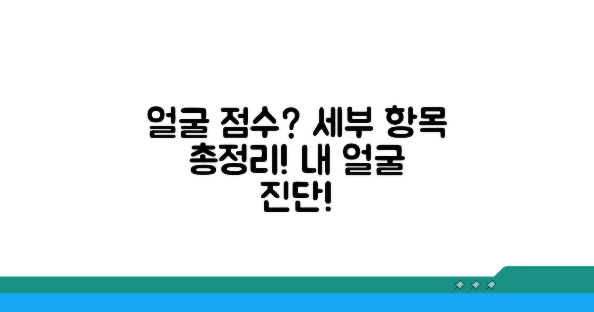 얼굴 점수, 세부 항목은?