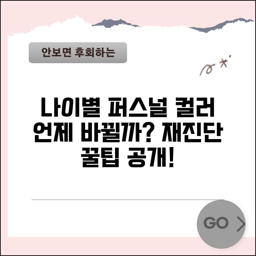 퍼스널 컬러 변화 시기 | 나이별 피부톤 변화와 재진단 방법, 꿀팁 총정리