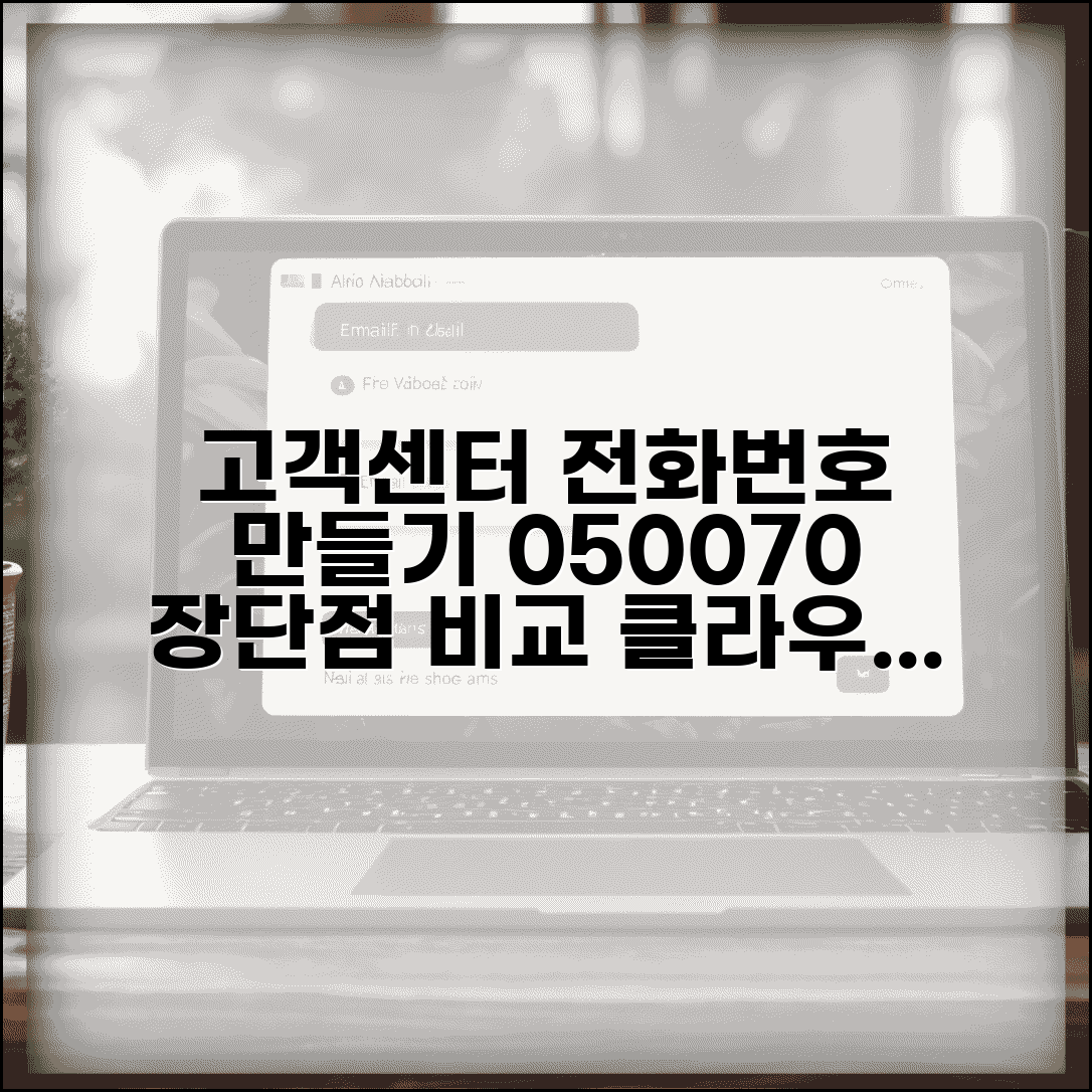 고객센터 전화번호 만들기 가이드 | 050/070 번호 장단점 비교 및 클라우드 콜센터 활용법