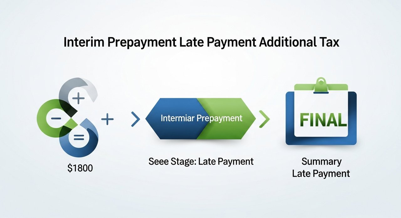 중간예납가산세 계산, 납부 지연 가산세 3단계 총정리